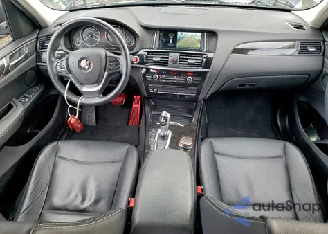 2017 BMW X3 xDrive28I z USA, uszkodzony, nr VIN 5UXWX9C35H0W77832